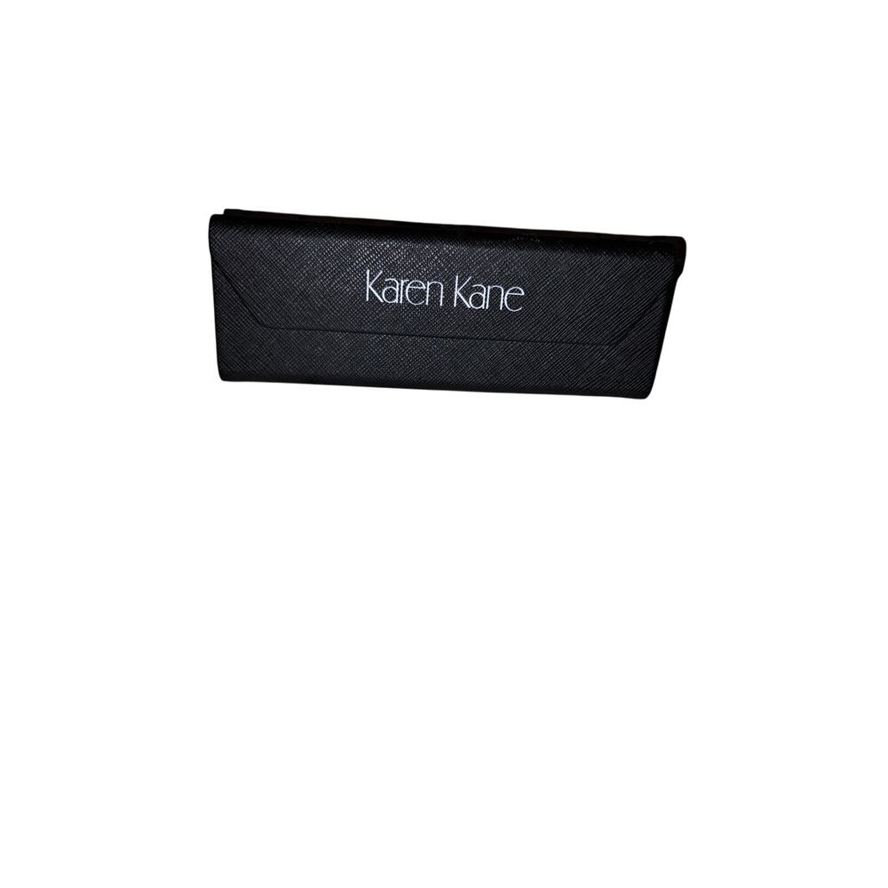 Black Triangular Folding Collapsible Hard Case for Glasses, by Karen Kane